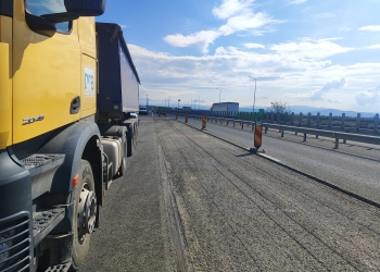 Porțiuni din autostrada A1, în reparații și miercuri