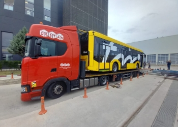 A plecat spre Timișoara primul troleibuz nou fabricat în Turcia FOTO