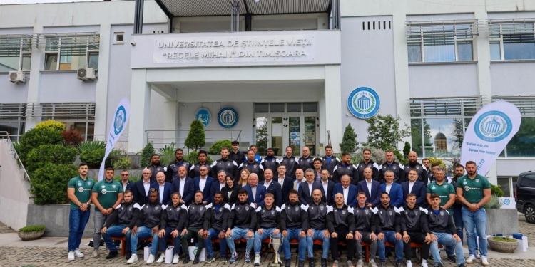 Câștigătoarea Supercupei României 2025, SCM-USVT Rugby, premiată