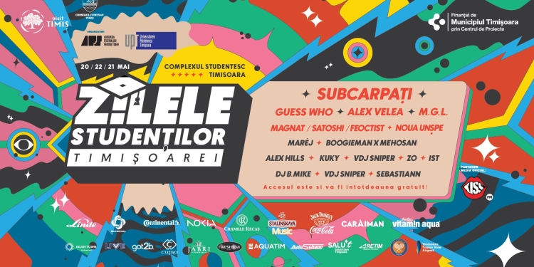 Încep Zilele Studenților Timișoarei, cel mai mare festival dedicat tinerilor