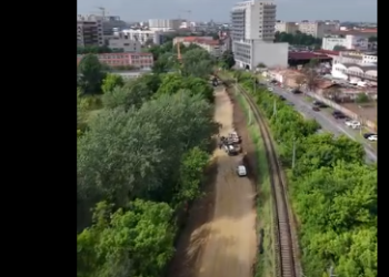 Calea ferată între stațiile Timișoara Nord și Timișoara Est, ample lucrări de modernizare