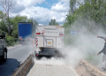 Fără utilaje, dar cu restricții de viteză pe drumul dintre Coșava și Margina, până luni