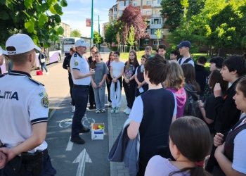 Educație rutieră în școlile din Timiș