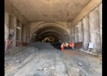 Forări pe o lungime de 150 metri în viitorul tunel de pe lotul dintre Margina și Holdea