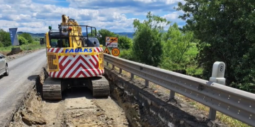 Se lucrează intens în vederea reparării drumului dintre Coșava și Margina