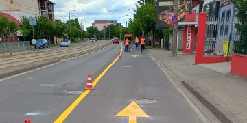 Restricții pe B-dul Liviu Rebreanu din Timișoara! SDM a început lucrările de reparații