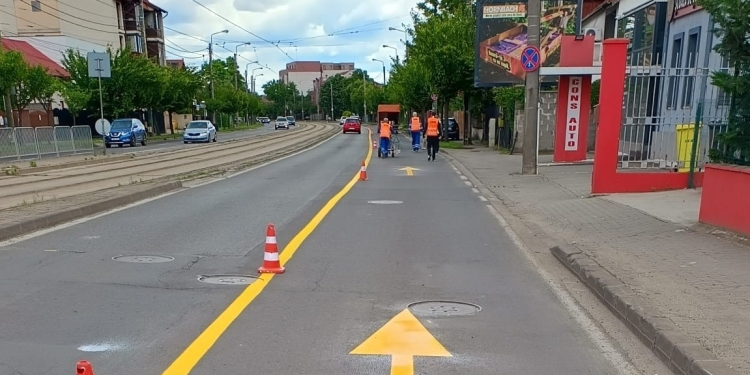 Restricții pe B-dul Liviu Rebreanu din Timișoara! SDM a început lucrările de reparații