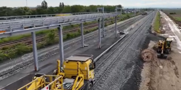 30% din lucrările la calea ferată Lugoj – Timișoara Est, finalizate