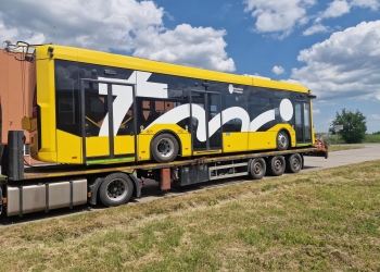 Primul troleibuz nou a ajuns la Timișoara