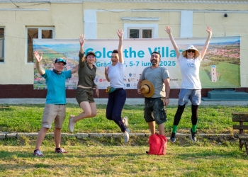 „Color the Village” la Grădinari: 400 de voluntari au renovat 30 de obiective, în trei zile FOTO