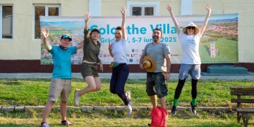 „Color the Village” la Grădinari: 400 de voluntari au renovat 30 de obiective, în trei zile FOTO