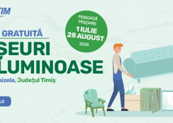 Colectarea deșeurilor voluminoase cu predare gratuită în Zona 0 Ghizela – campanie  trimestrială RETIM și ADID Timiș