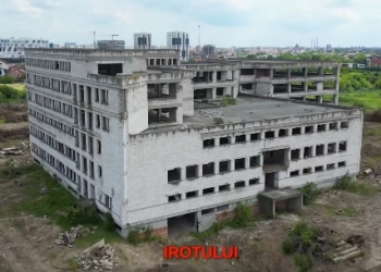 Începe demolarea ruinei în locul căreia se va ridica Institutul Oncologic din Timișoara
