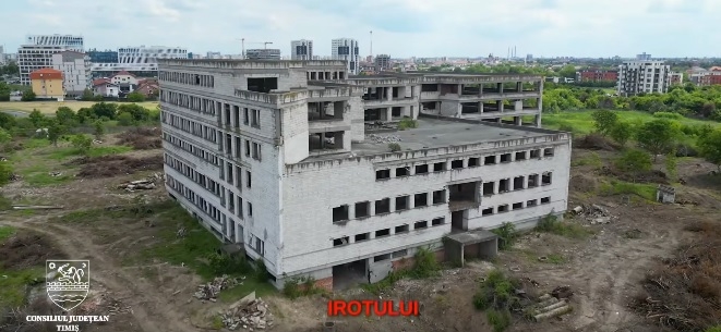 Începe demolarea ruinei în locul căreia se va ridica Institutul Oncologic din Timișoara