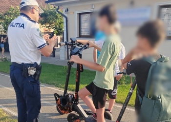 Încă 54 de bicicliști și trotinetiști, arși la buzunare de polițiștii din Timișoara FOTO
