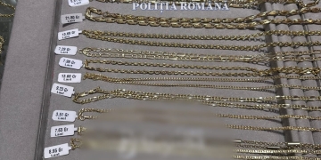 Furt dintr-o bijuterie din Timișoara! Hoțul a încercat să fugă cu aur în valoare de 300.000 lei FOTO