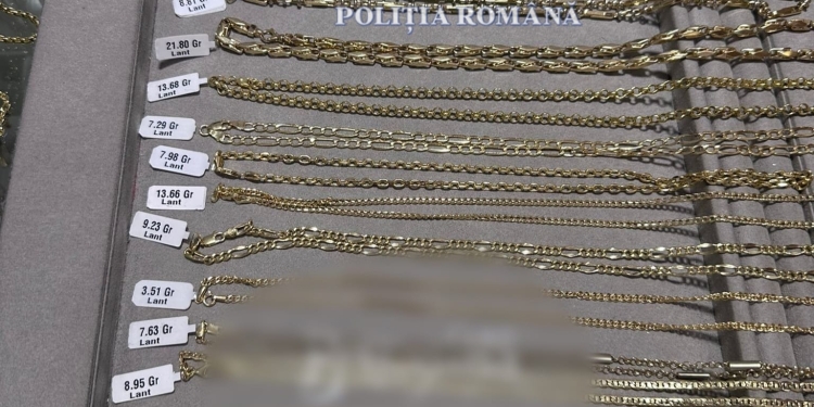 Furt dintr-o bijuterie din Timișoara! Hoțul a încercat să fugă cu aur în valoare de 300.000 lei FOTO