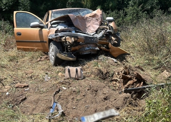 Femeie de 48 ani, moartă după ce a intrat cu mașina într-un copac, în Timiș