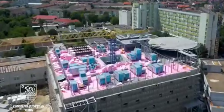 Heliportul de la Centrul de Mari Arși din Timișoara, finalizat