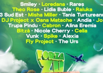 Smiley, Loredana, 3 Sud Est și Vunk, pe scena Forza ZU din Timișoara