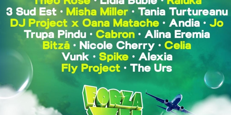 Smiley, Loredana, 3 Sud Est și Vunk, pe scena Forza ZU din Timișoara