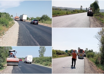 Lucrări finalizate pe drumul coșmar al șoferilor – sectorul Margina – Coșava – Coșevița