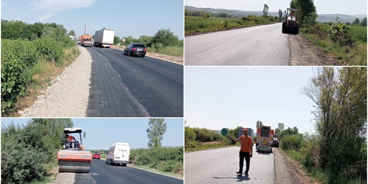 Lucrări finalizate pe drumul coșmar al șoferilor – sectorul Margina – Coșava – Coșevița