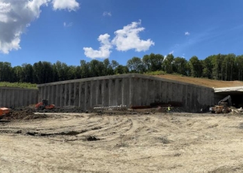 Se vede luminița din primul tunel pe tronsonul Margina-Holdea