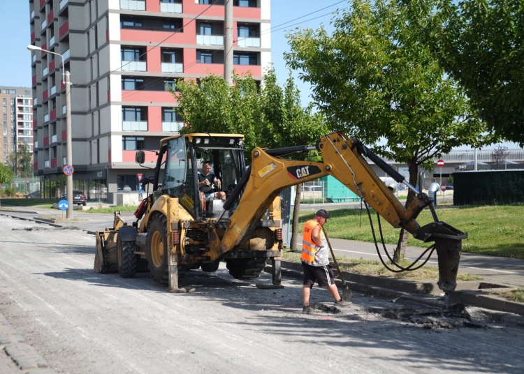 Modernizarea de pe Rebreanu, întârziată de compania de gaz