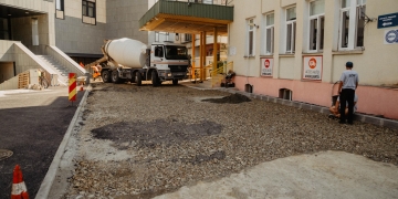 Primăria Timișoara repară străzile din jurul noii clădiri a Spitalului de Copii pentru a pregăti deschiderea sa etapizată FOTO