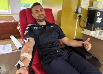 Peste 50 de polițiști din Timișoara au donat sânge FOTO