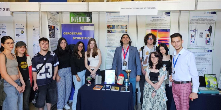Premii, diplome și medalii pentru echipa Universității Politehnica Timișoara la Salonul Internațional Inventica 2025
