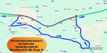 Una caldă, alta rece! Circulație închisă pe A1, între Topolovățu Mare și Balinț