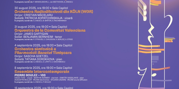 Festivalul Internațional „George Enescu”, pe scena Filarmonicii „Banatul” din Timișoara