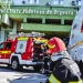 Incendiu în baia unui salon de la Spitalul Județean Timișoara! Au intervenit zeci de pompieri