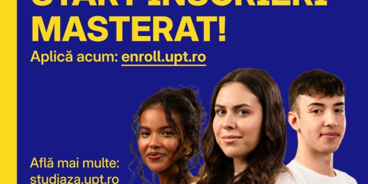 Universitatea Politehnica Timișoara lansează admiterea la masterat. 1400 de locuri disponibile la cele peste 60 de  programe de studii