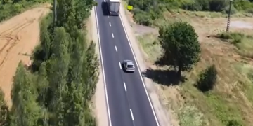 Ultimele lucrări pe drumul dintre Margina și Coșava, finalizate