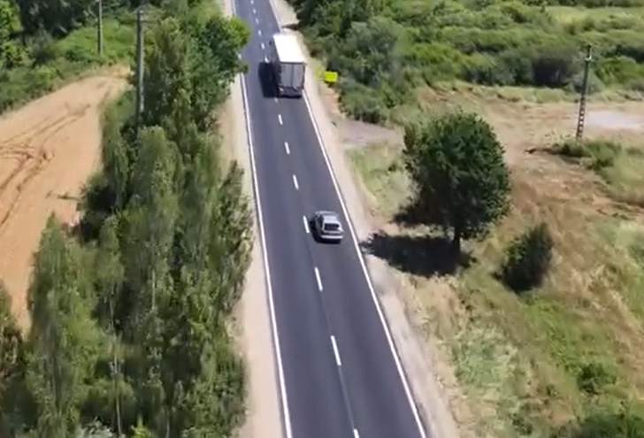 Ultimele lucrări pe drumul dintre Margina și Coșava, finalizate