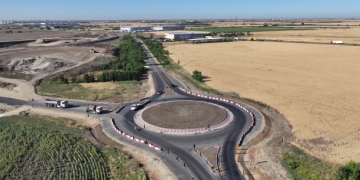 Viitorul nod rutier de pe drumul care leagă Timișoara de Arad începe să prindă contur