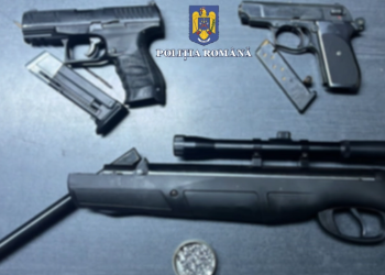 Polițiștii din Timiș, zeci de percheziții la persoane care dețin arme ilegal