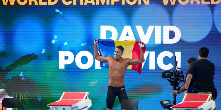 „Gold, baby!” David Popovici, medalie de aur la Campionatele Mondiale din Singapore
