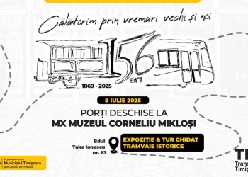 Timișoara celebrează 156 de ani de la primul tramvai tras de cai și marchează Ziua Transportului Public