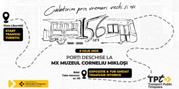 Timișoara celebrează 156 de ani de la primul tramvai tras de cai și marchează Ziua Transportului Public
