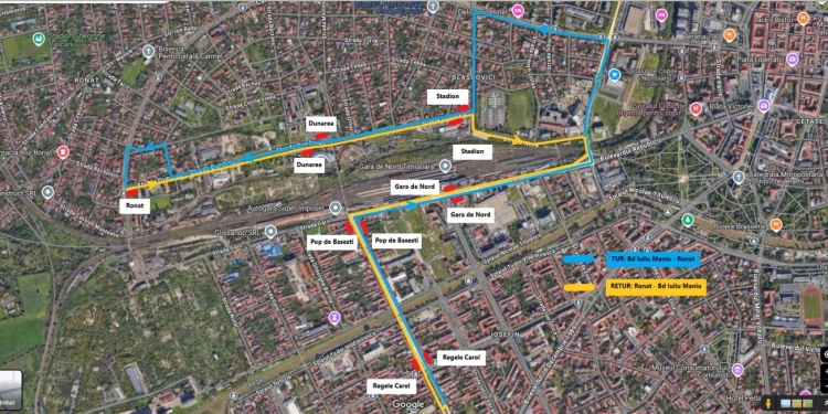 Alternativă la pasarela pietonală CFR închisă de la Timișoara. Intră în circulație microbuze
