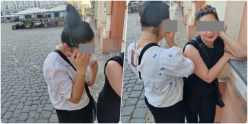 Plin de cerșetori, la Timișoara! Au reapărut tinerele care mint că strâng bani pentru persoane cu dizabilități