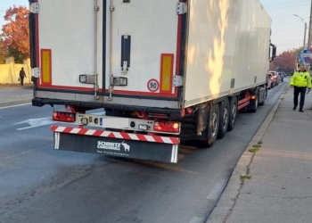 Traficul de mare tonaj din Timișoara, în atenția polițiștilor locali