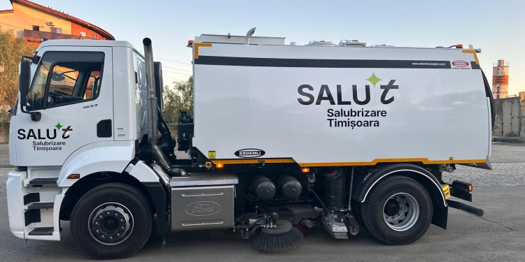 Noi utilaje mari pentru SaluT, compania de salubrizare a Timișoarei FOTO