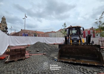 Încep lucrările la Traseul Revoluției din Timișoara