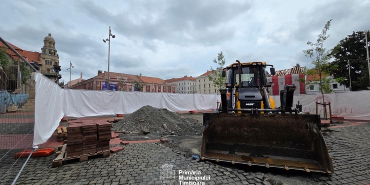 Încep lucrările la Traseul Revoluției din Timișoara