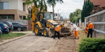 Se lucrează la pista de biciclete între Timișoara și Giroc